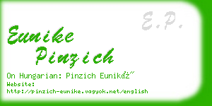 eunike pinzich business card